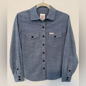 Topo Designs Light Blue Button-Up